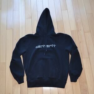 Carhartt WIP Black Hoodie Sweatshirt Size Medium